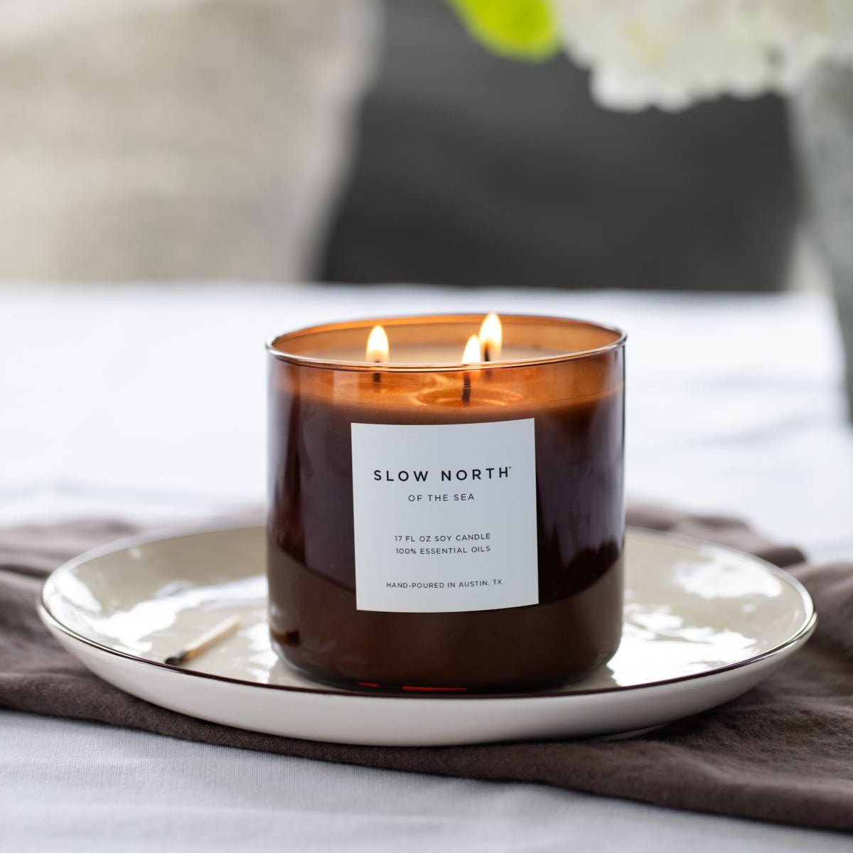 Of The Sea (Eucalyptus + Lavender + Peppermint) - Signature 3 - Wick Candle - thewrightstore
