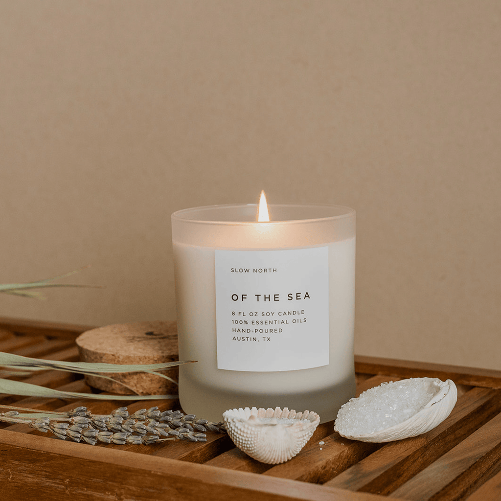 Of The Sea - Signature Candle (Eucalyptus + Lavender + Peppermint) - thewrightstore