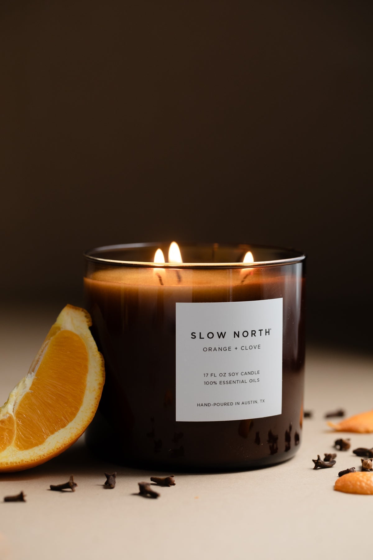 Orange + Clove - Signature 3 - Wick Candle - thewrightstore