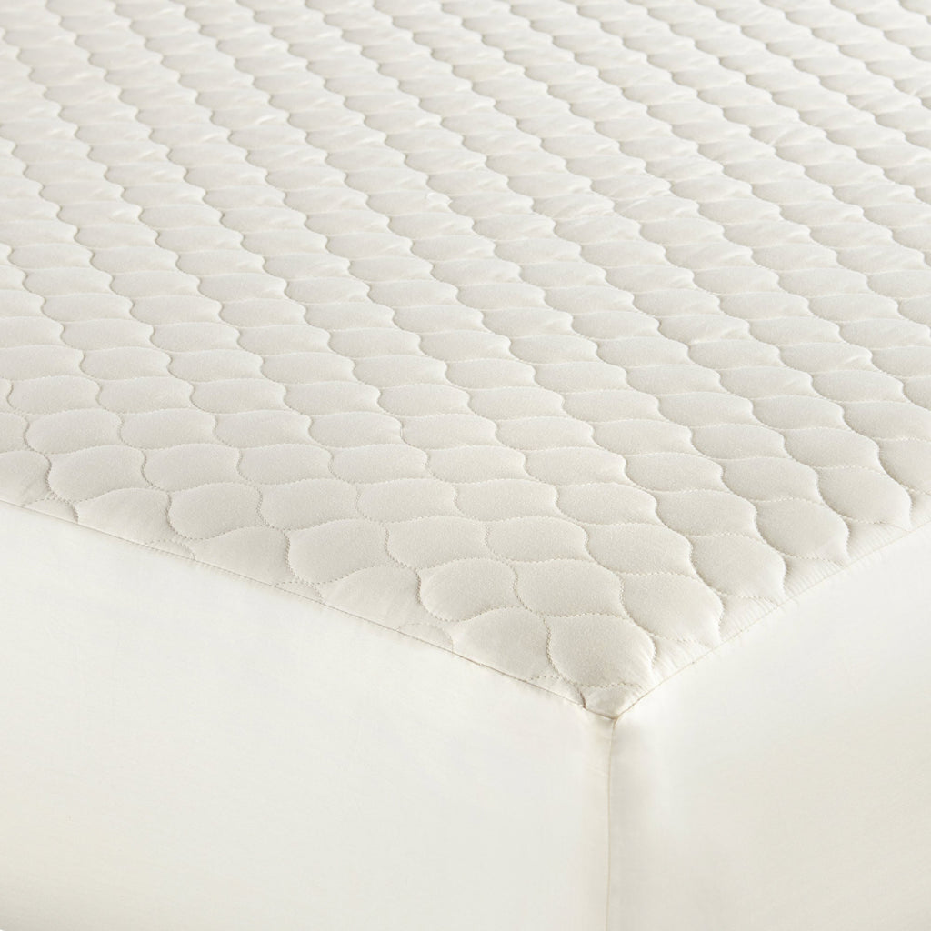 Organic Cotton Quilted Mattress Pad Protector - thewrightstore