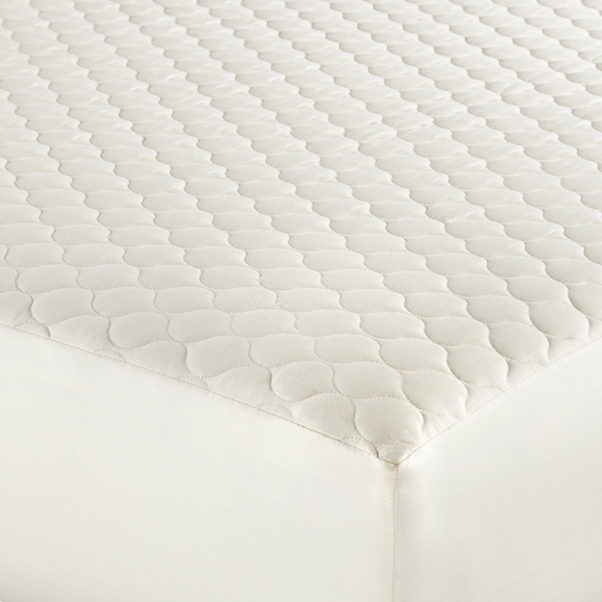Organic Cotton Quilted Mattress Pad Protector - thewrightstore