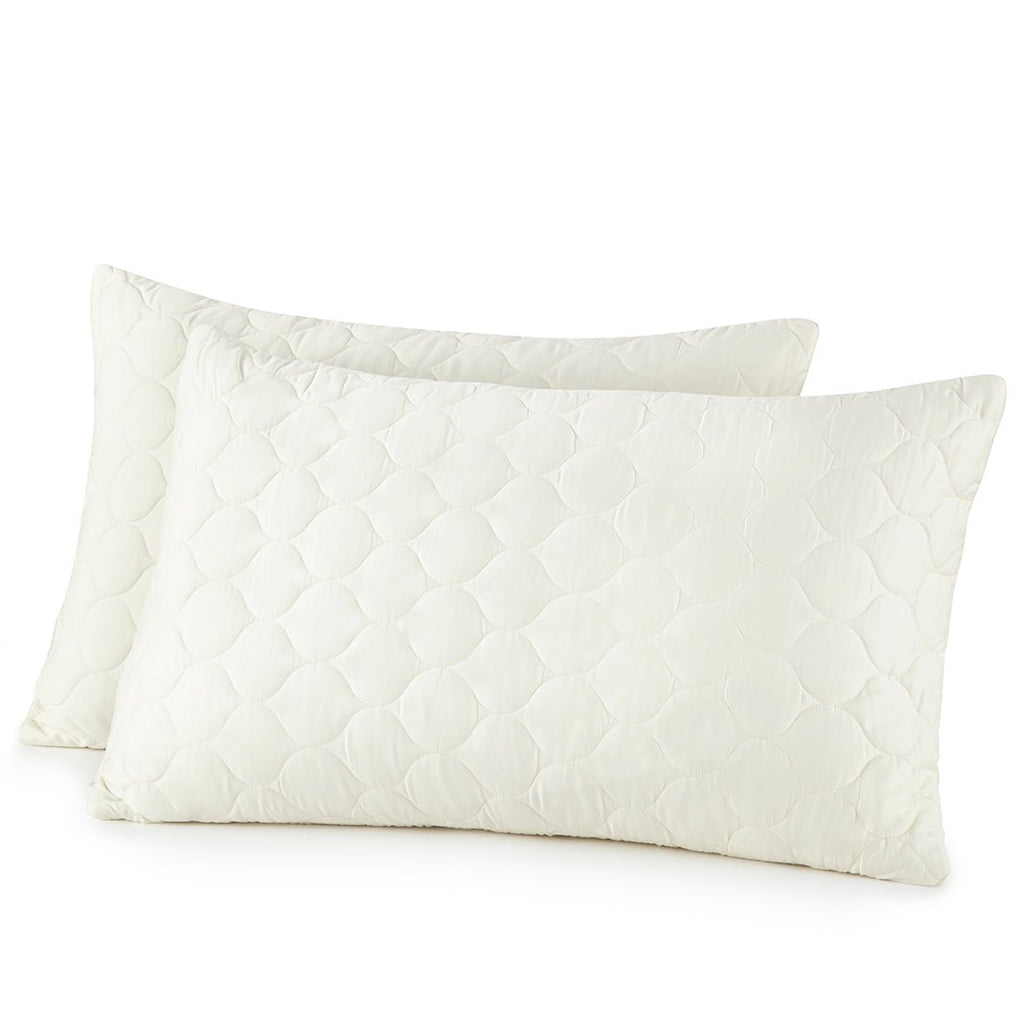 Organic Cotton Quilted Pillow Protectors - thewrightstore