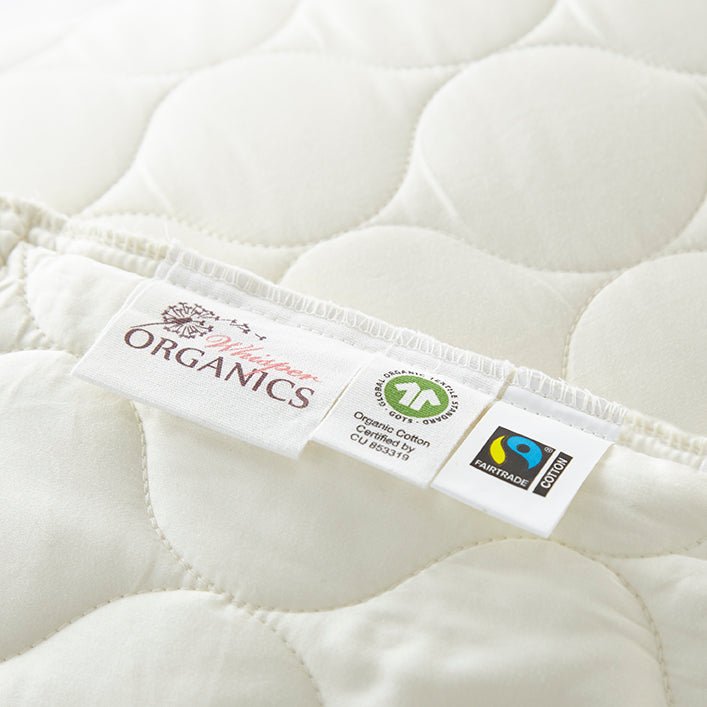 Organic Cotton Quilted Pillow Protectors - thewrightstore