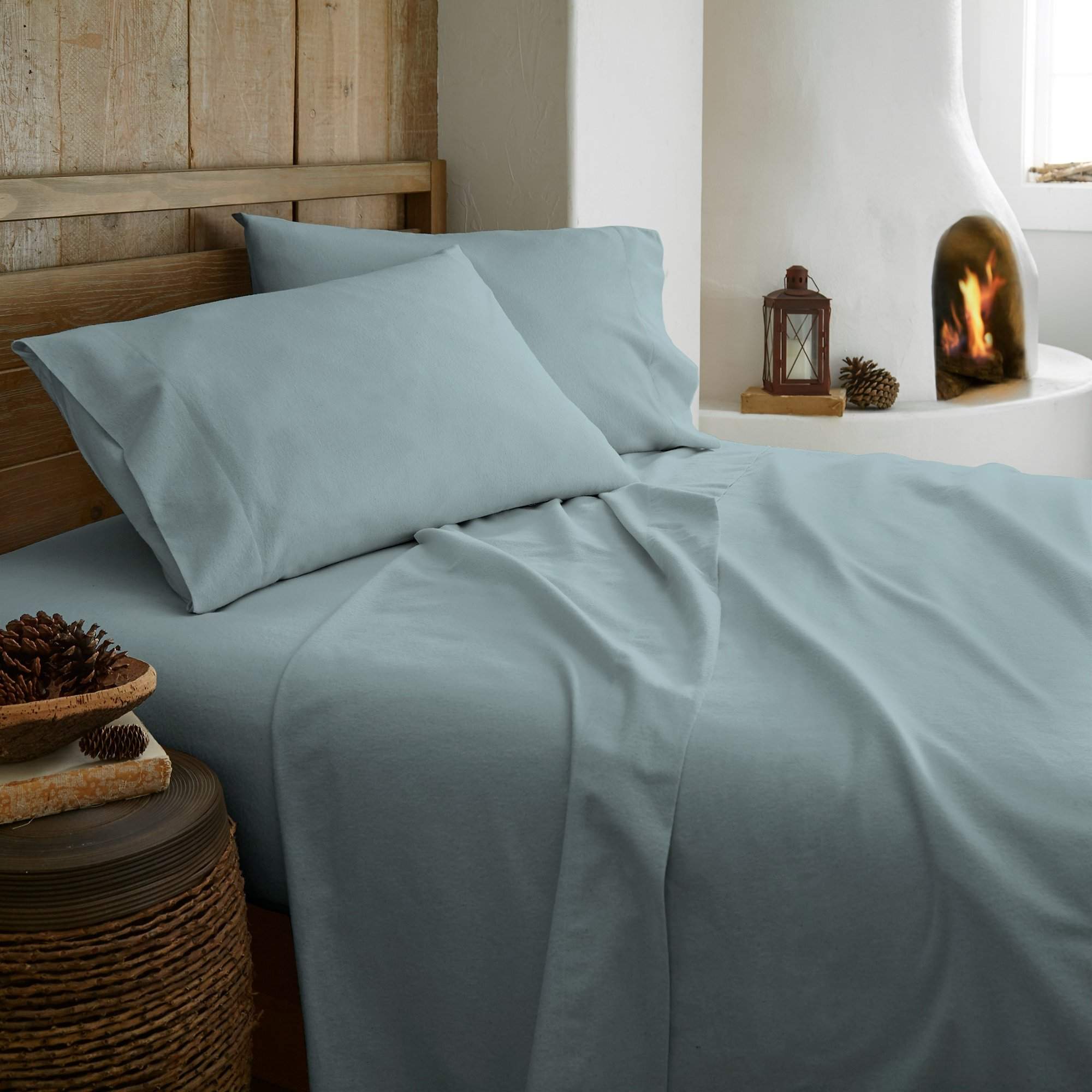 Organic Flannel Sheet Set - thewrightstore