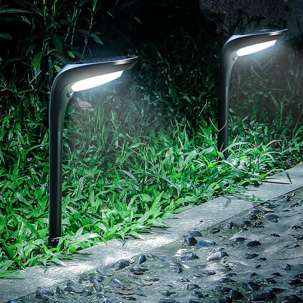 Outdoor Solar Pathway Lights - 4 Pack, 150 Lumens, Waterproof IP65, Dual Color Modes for Landscape Walkway, Driveway, Garden, and Patio - thewrightstore