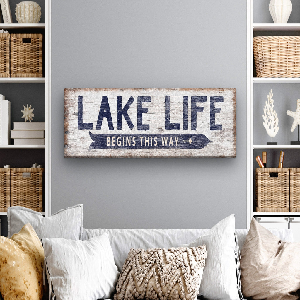 Personalized Lake Life Customizable Sign - thewrightstore