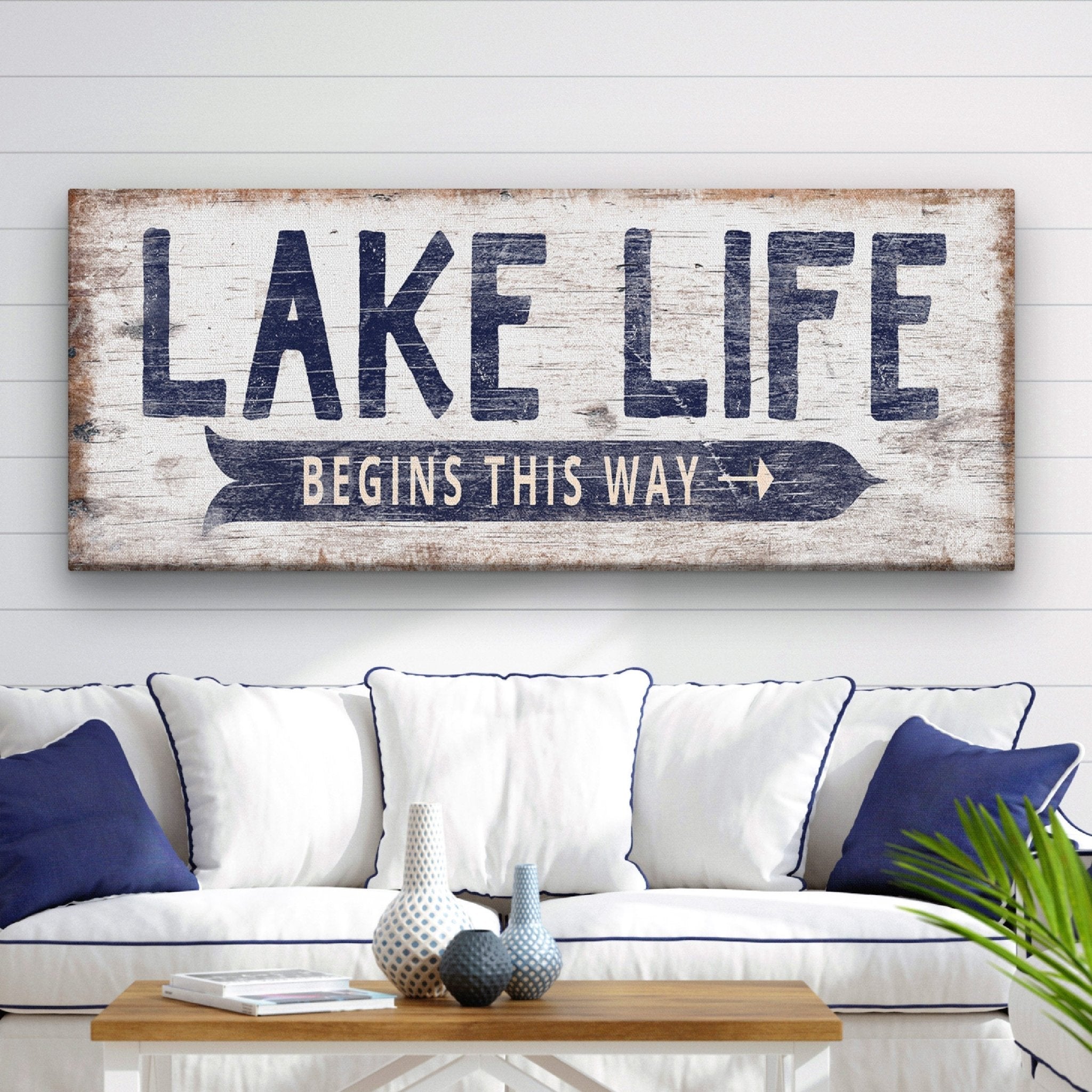 Personalized Lake Life Customizable Sign - thewrightstore