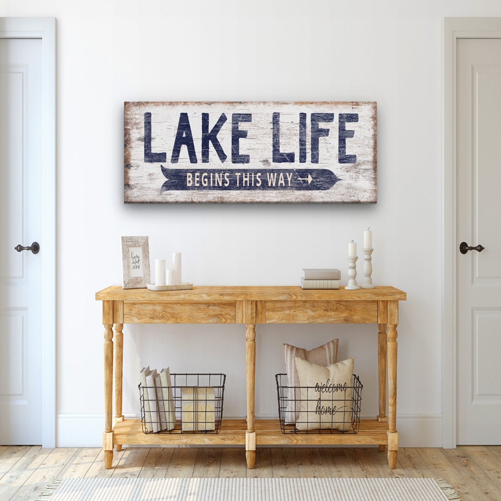 Personalized Lake Life Customizable Sign - thewrightstore