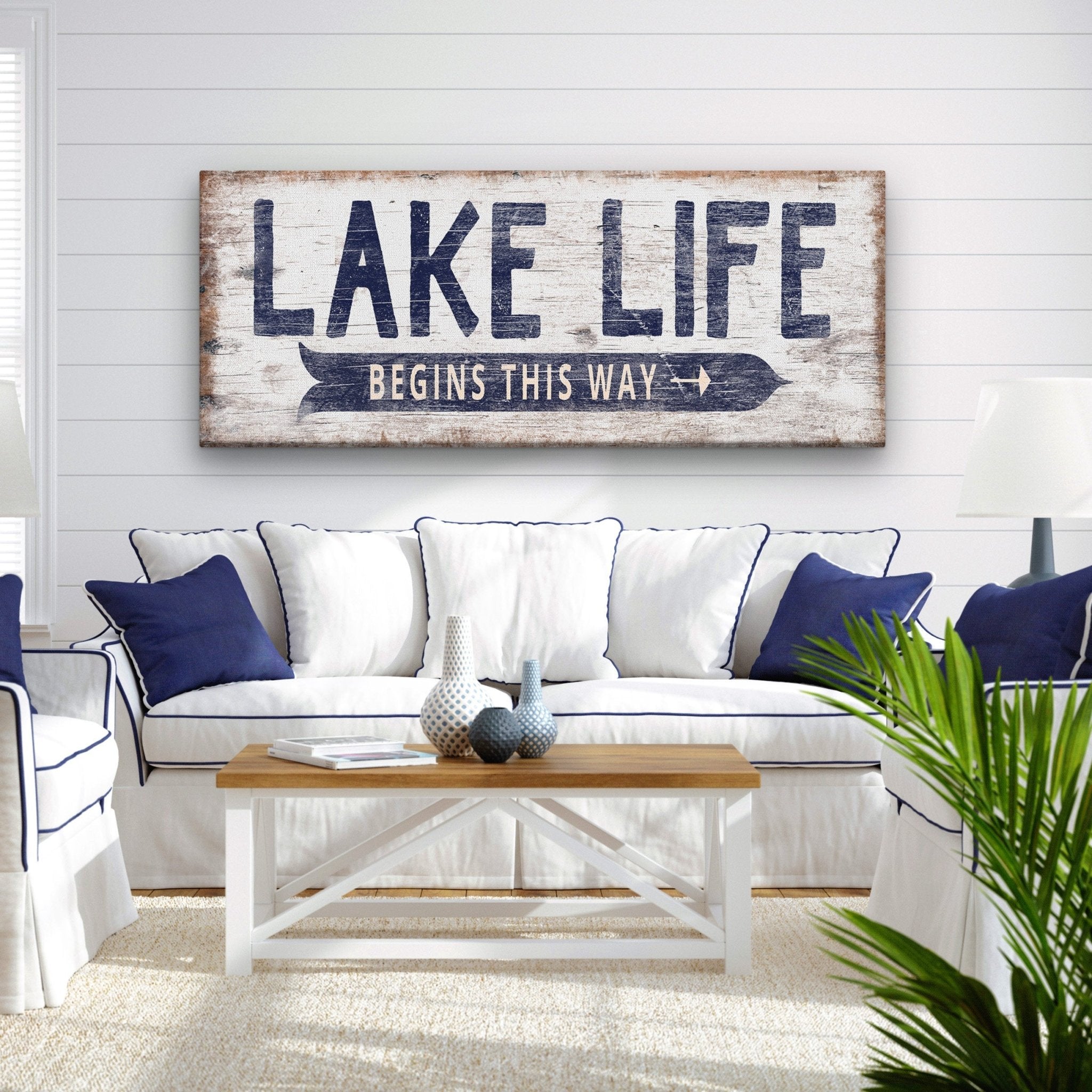 Personalized Lake Life Customizable Sign - thewrightstore