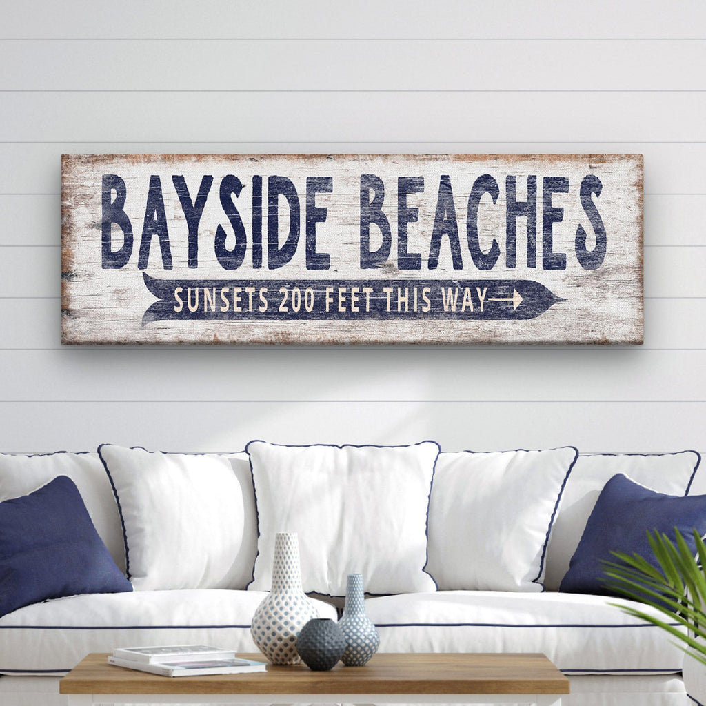 Personalized Nautical Beach Sign - thewrightstore