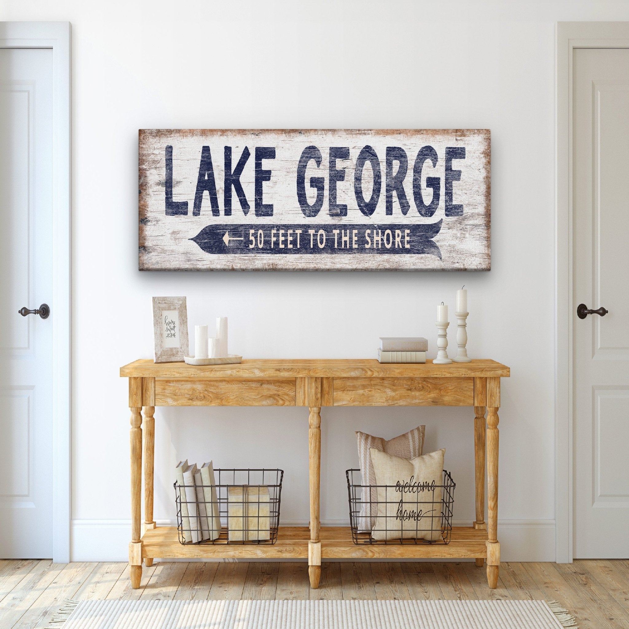 Personalized Nautical Beach Sign - thewrightstore