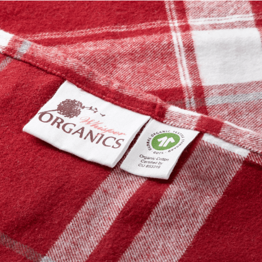 Plaid Organic Flannel Sheet Set - thewrightstore
