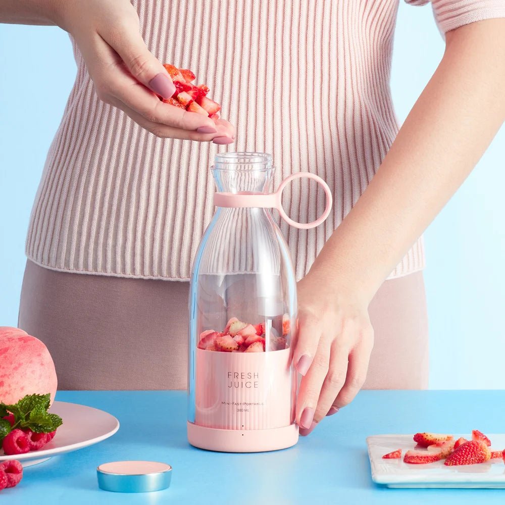 Portable Blender Juicer 350ML Mixeur Wireless Rechargeable Mini USB Juicer Cup Fruit Mixer Travel Bottle Smoothie Extractor.