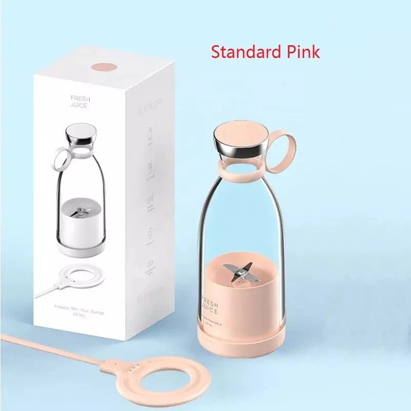 Portable Blender Juicer 350ML Mixeur Wireless Rechargeable Mini USB Juicer Cup Fruit Mixer Travel Bottle Smoothie Extractor.