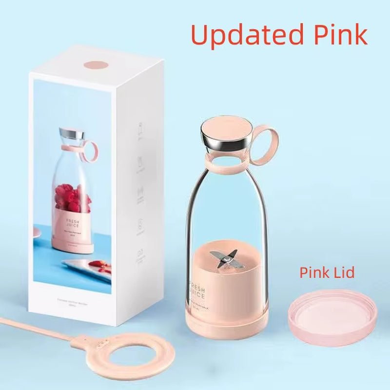 Portable Blender Juicer 350ML Mixeur Wireless Rechargeable Mini USB Juicer Cup Fruit Mixer Travel Bottle Smoothie Extractor.