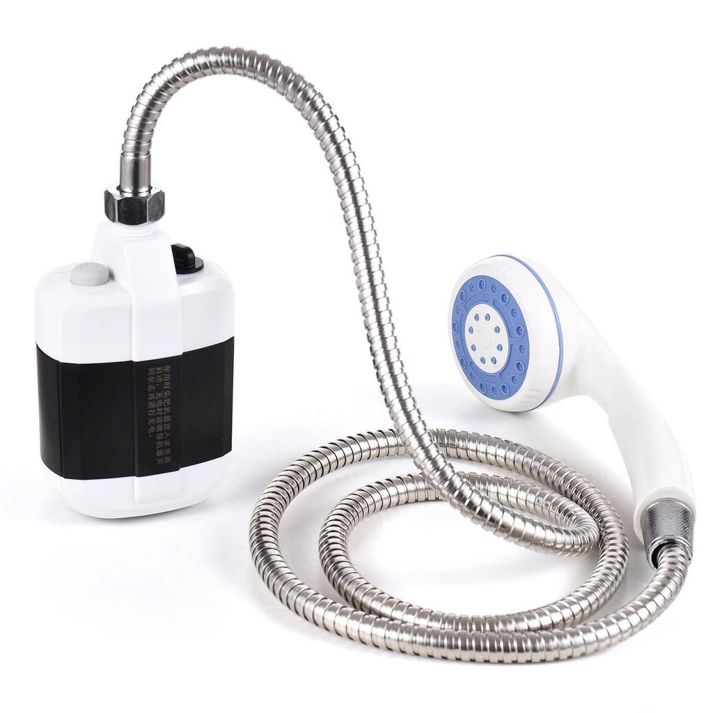 Portable Camping Shower Outdoor USB Rechargeable Electric Shower Pump for Camping Car Washing Gardening Pet Cleaning - thewrightstore
