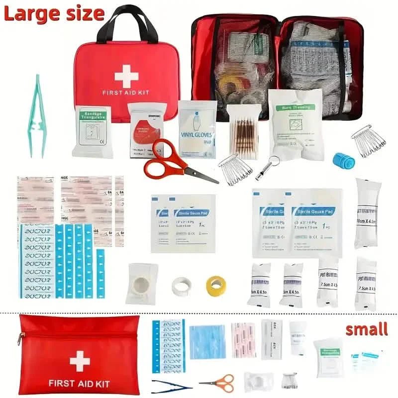 Portable First Aid Kit for Camping, Hiking & Outdoor Activities - thewrightstore