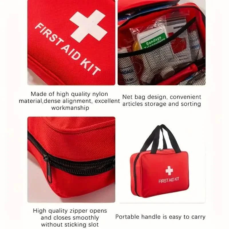 Portable First Aid Kit for Camping, Hiking & Outdoor Activities - thewrightstore