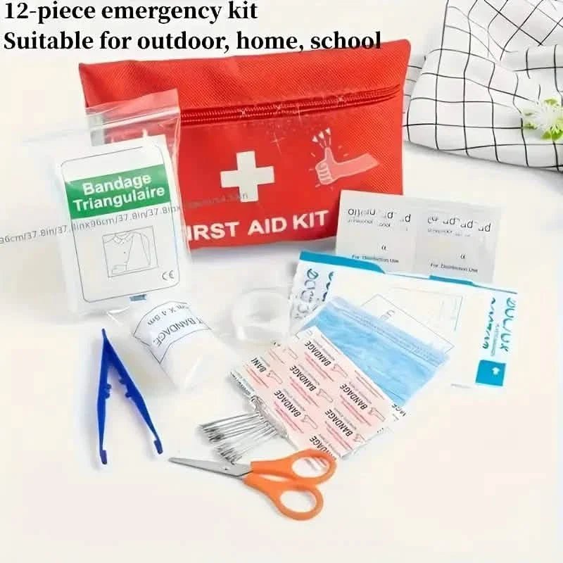 Portable First Aid Kit for Camping, Hiking & Outdoor Activities - thewrightstore