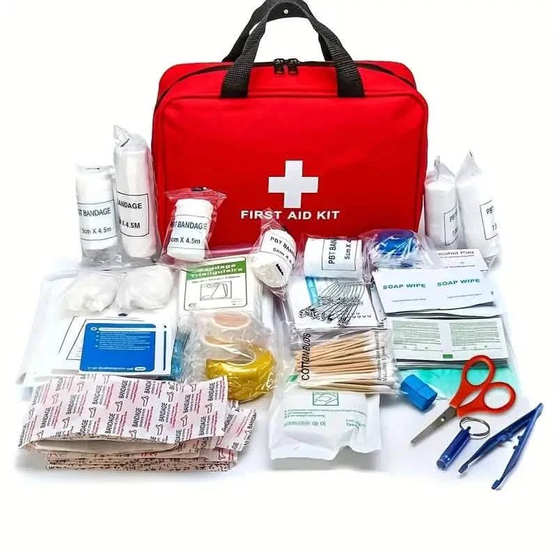 Portable First Aid Kit for Camping, Hiking & Outdoor Activities - thewrightstore