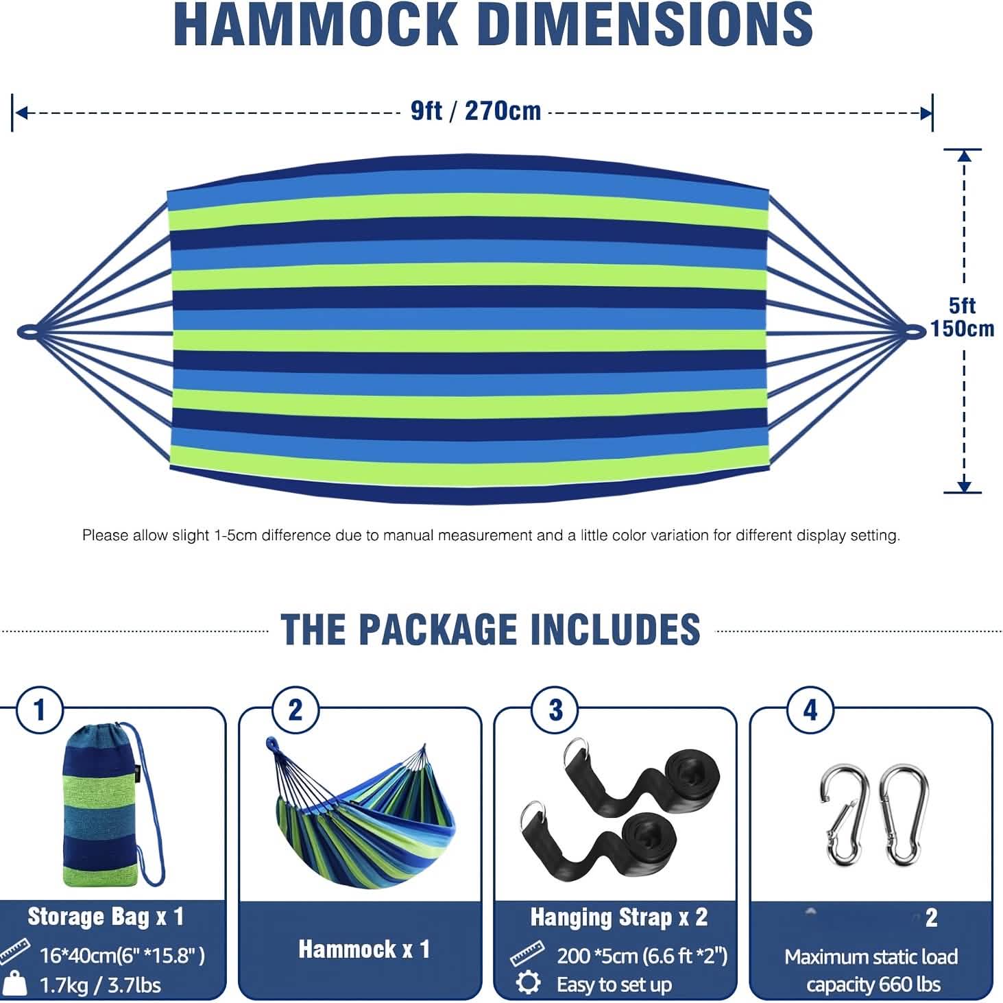 Portable Hammock – Anti - Roll, Lightweight, Easy Setup - thewrightstore