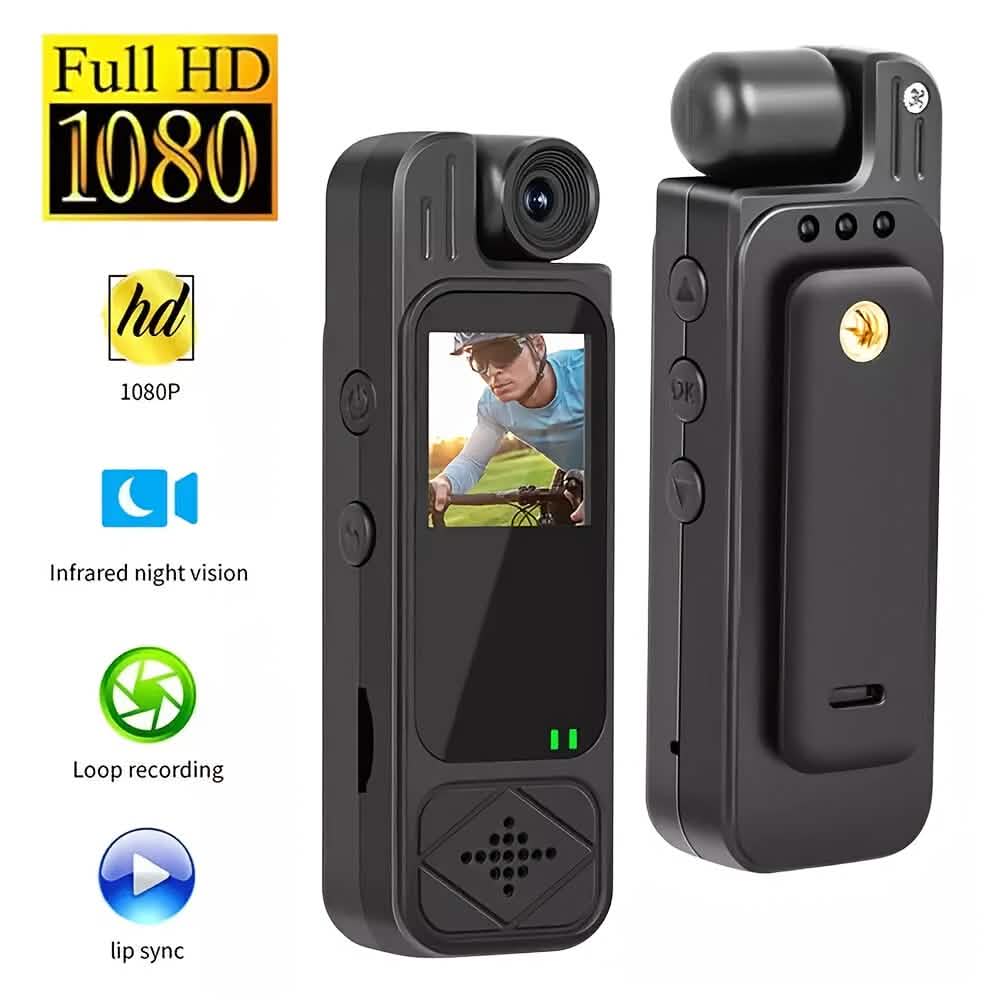 Premium Portable Body Camera Recorder – HD, SD Card Compatible - thewrightstore
