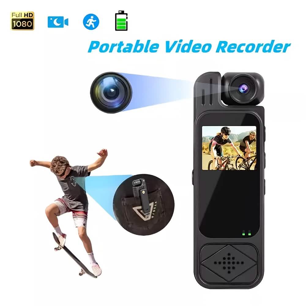 Premium Portable Body Camera Recorder – HD, SD Card Compatible - thewrightstore