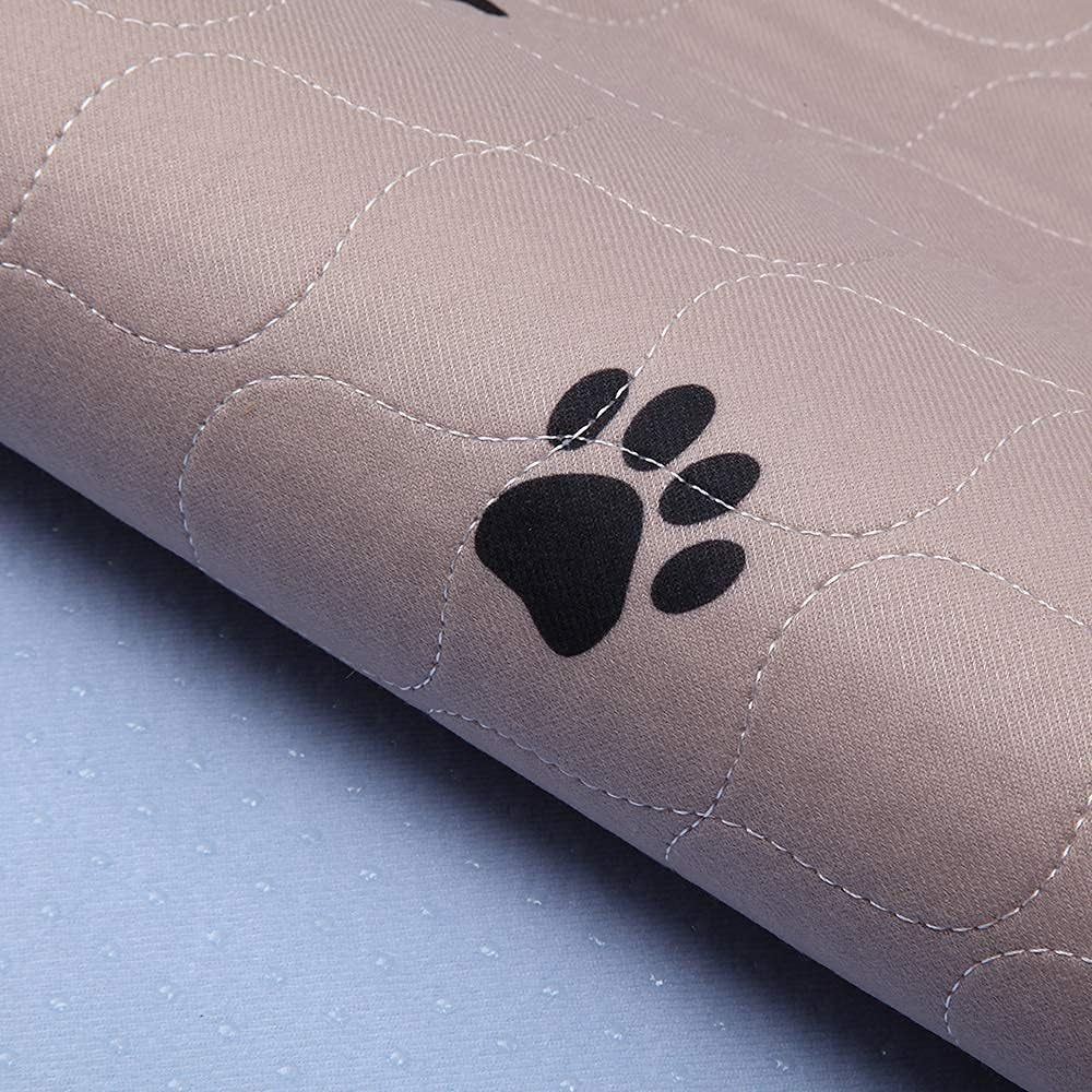 Premium Washable Dog Pee Pads with Puppy Grooming Gloves - Reusable, Waterproof Training Pads for Large Dogs and Whelping Needs - thewrightstore
