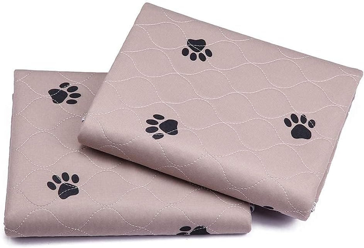 Premium Washable Dog Pee Pads with Puppy Grooming Gloves - Reusable, Waterproof Training Pads for Large Dogs and Whelping Needs - thewrightstore