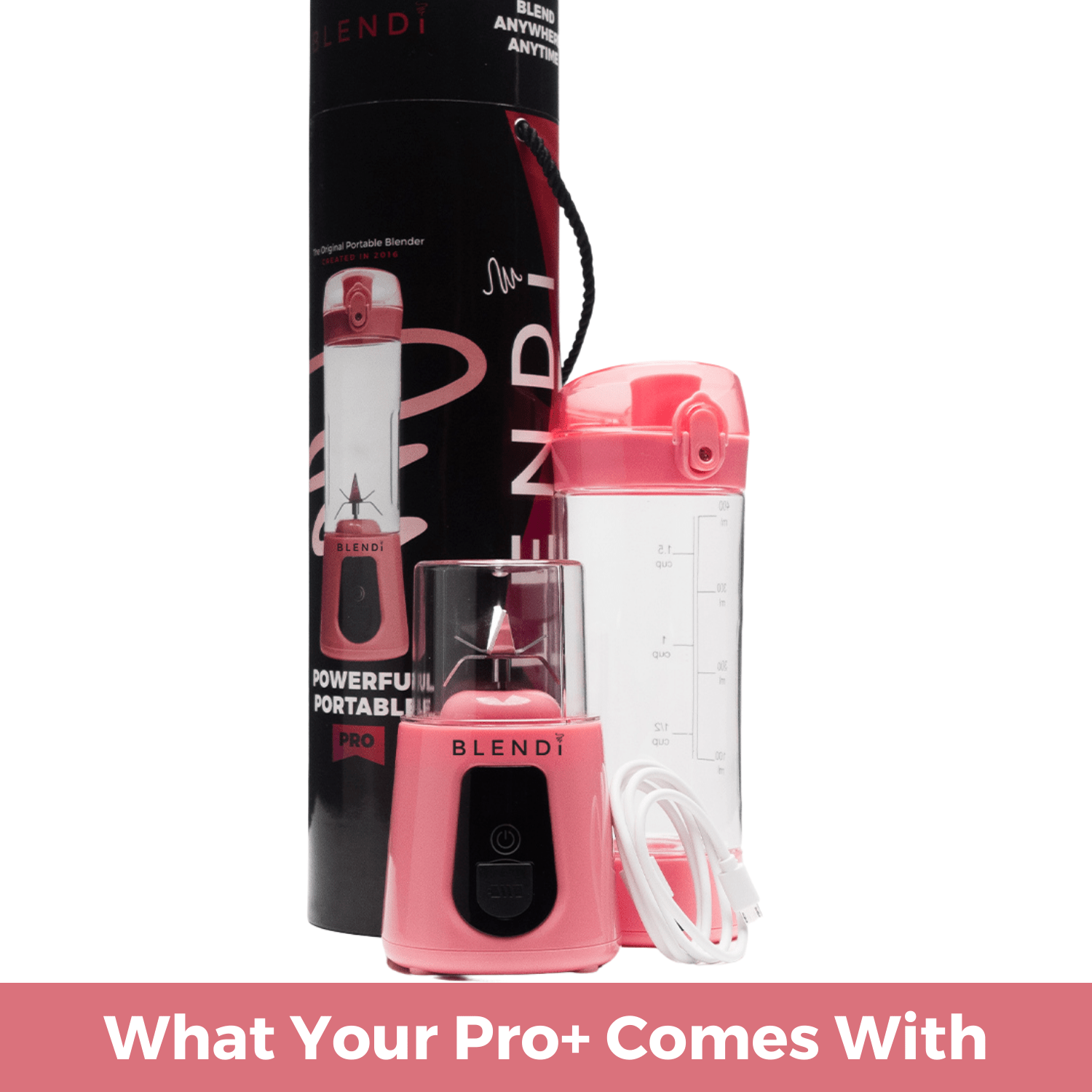 Pro+ Ice Crushing Portable Blender (17oz) - thewrightstore