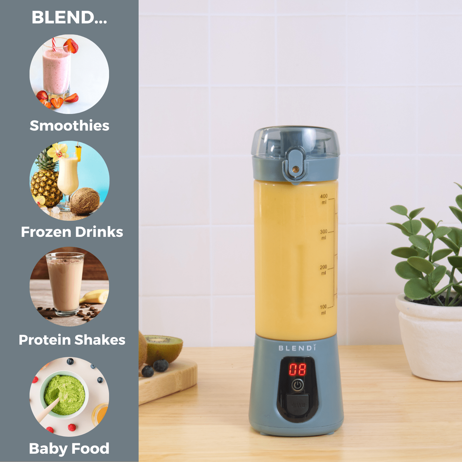 Pro+ Ice Crushing Portable Blender (17oz) - thewrightstore