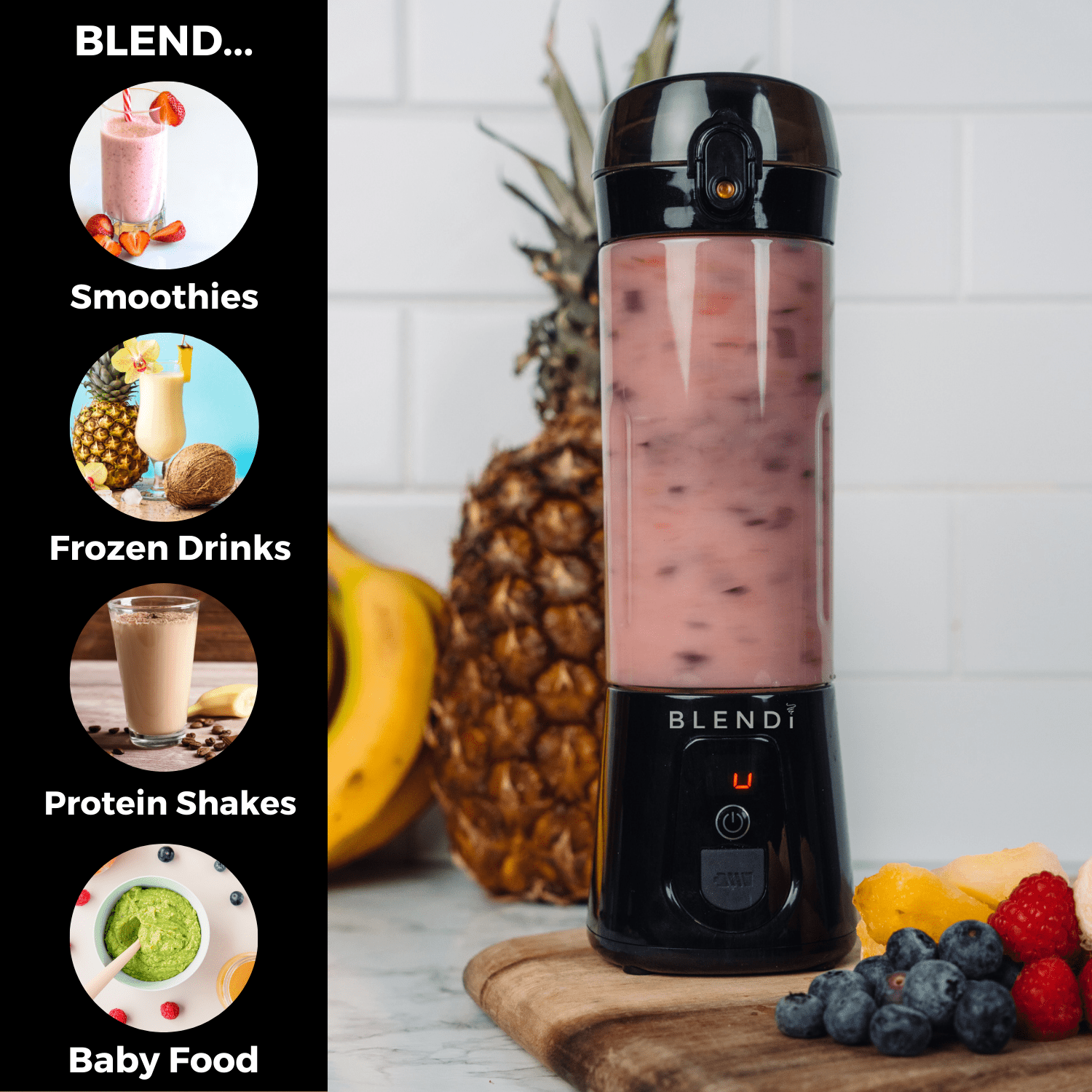 Pro+ Ice Crushing Portable Blender (17oz) - thewrightstore