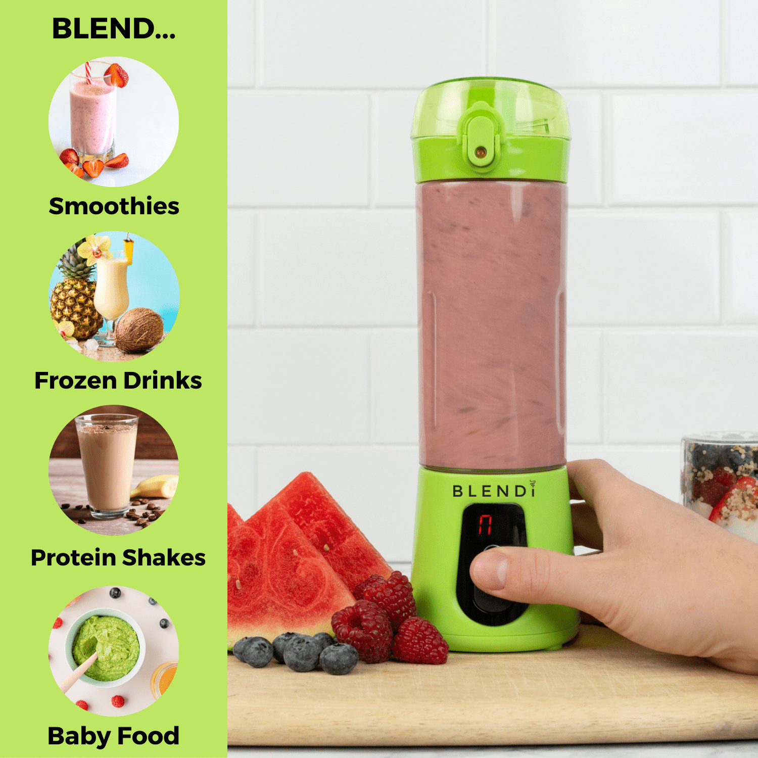 Pro+ Ice Crushing Portable Blender (17oz) - thewrightstore