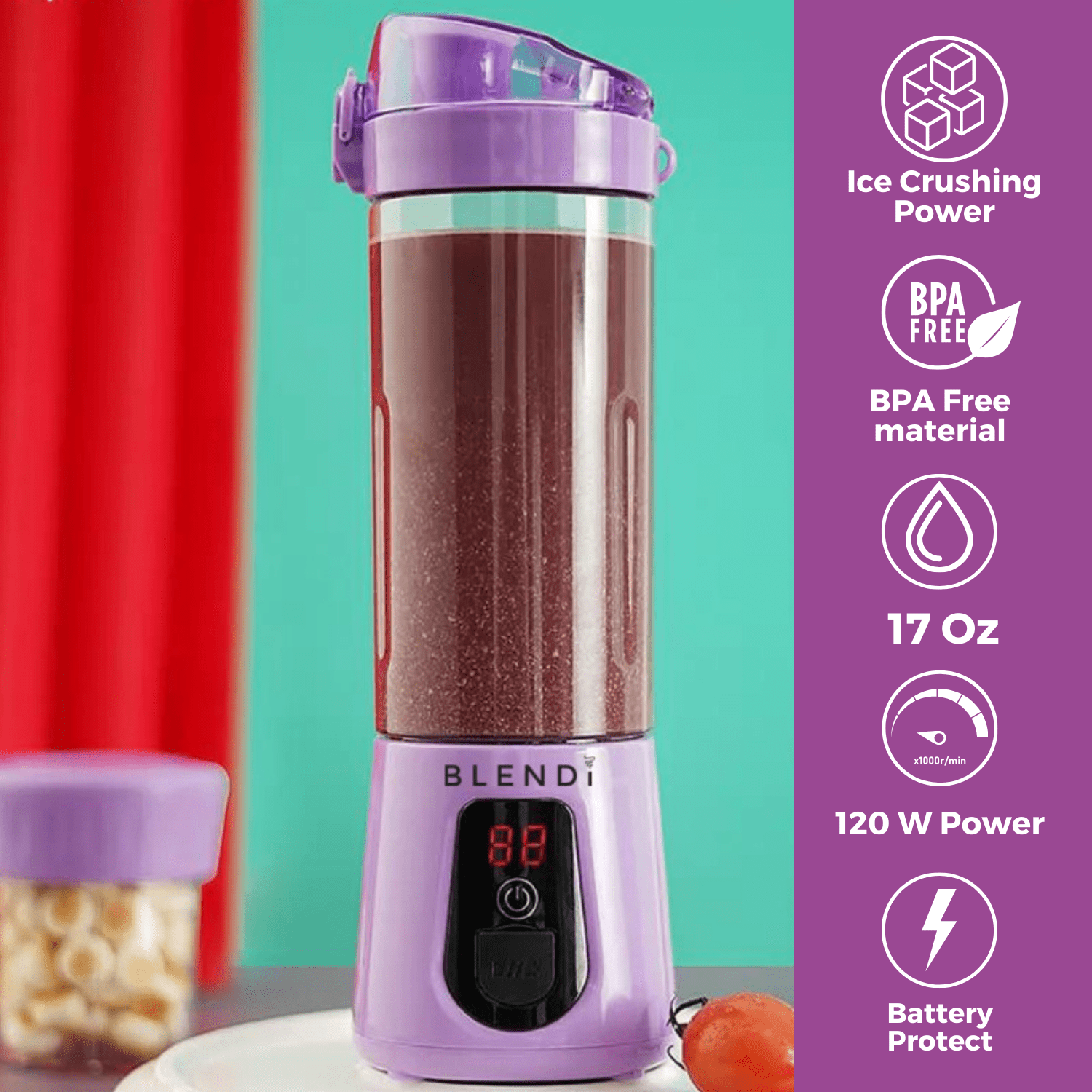 Pro+ Ice Crushing Portable Blender (17oz) - thewrightstore