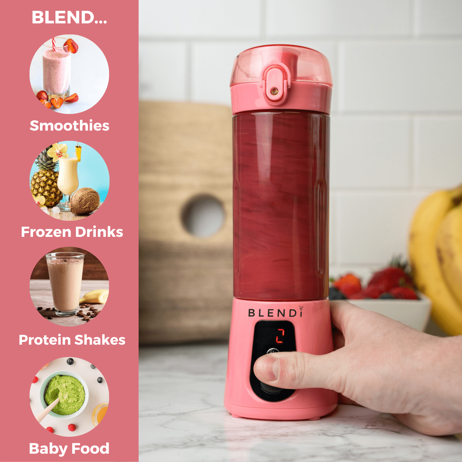 Pro+ Ice Crushing Portable Blender (17oz) - thewrightstore