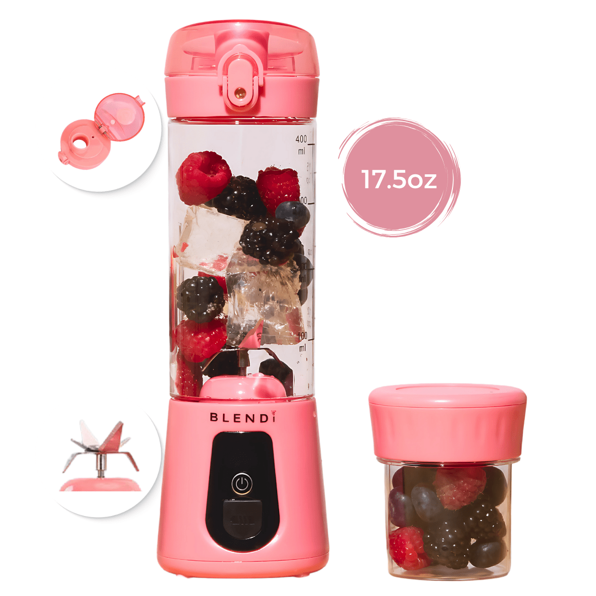Pro+ Ice Crushing Portable Blender (17oz) - thewrightstore
