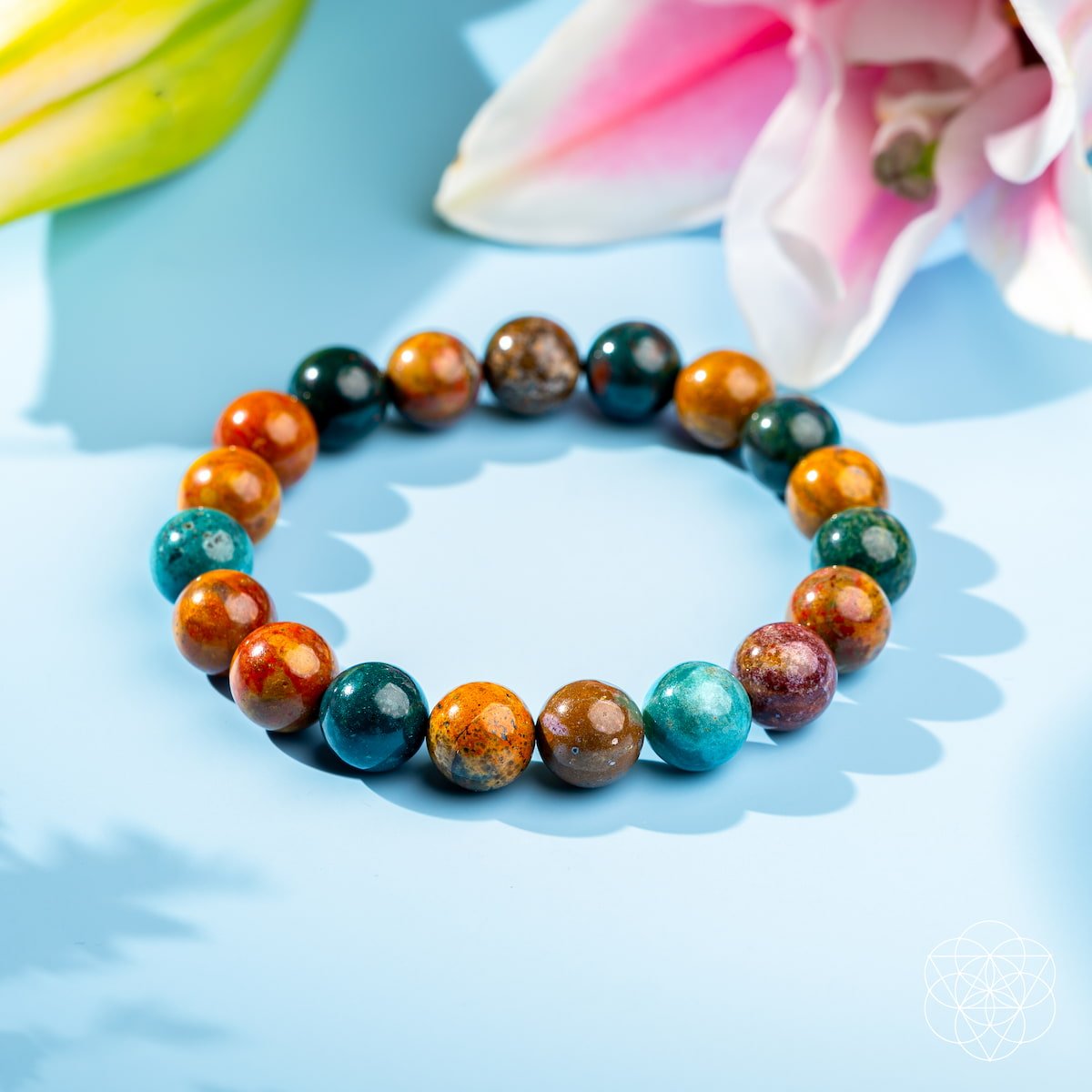 Quiet My Mind – Ocean Jasper Bracelet - thewrightstore