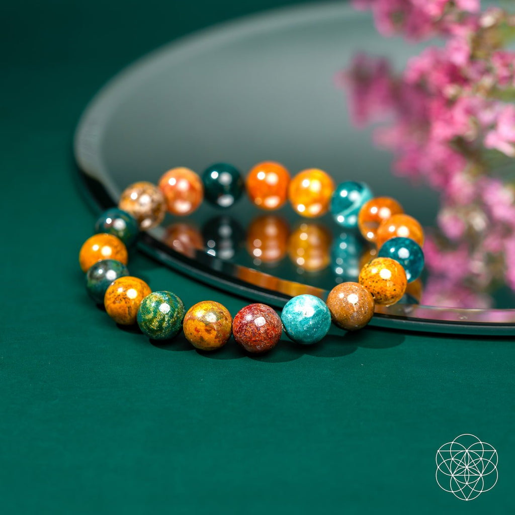 Quiet My Mind – Ocean Jasper Bracelet - thewrightstore