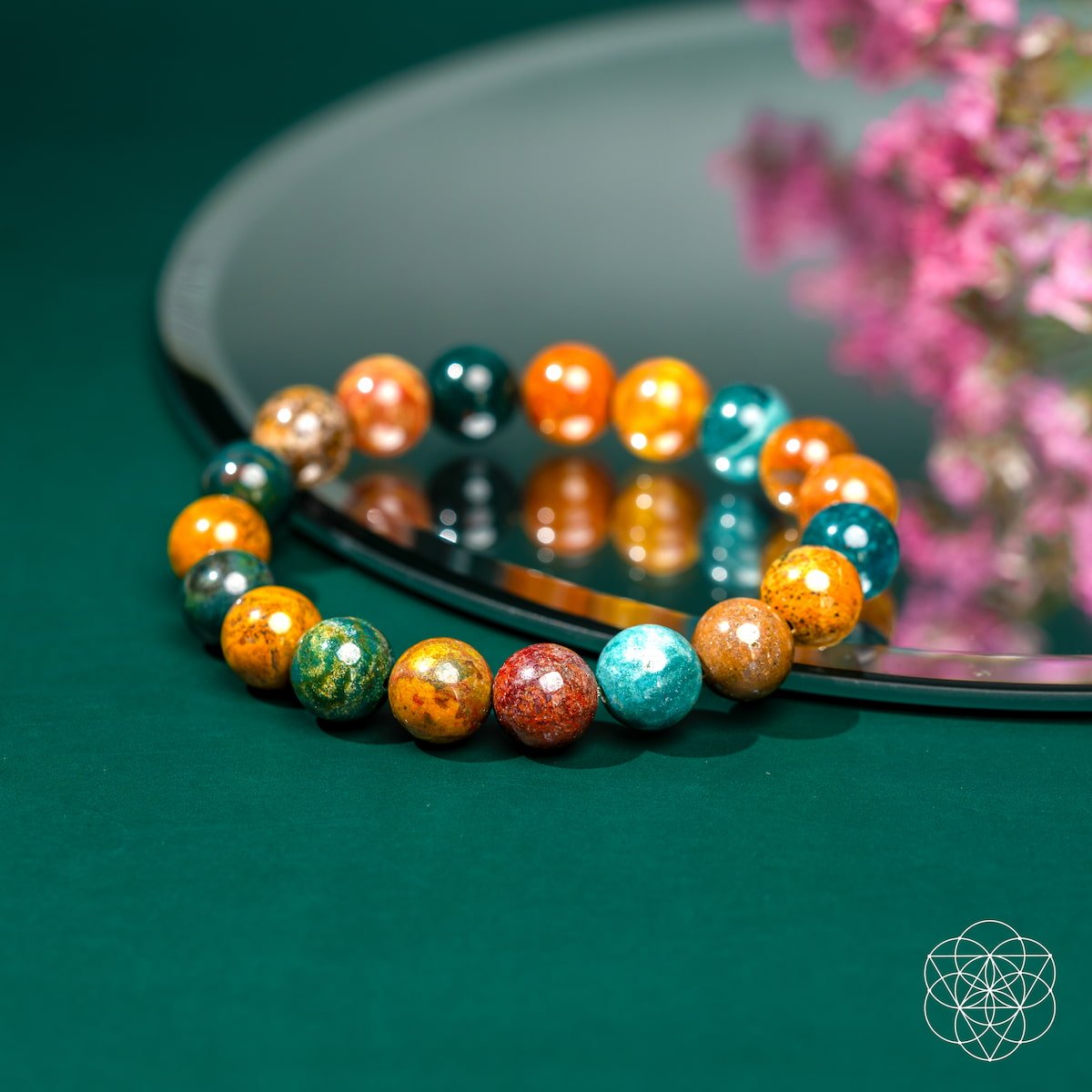 Quiet My Mind – Ocean Jasper Bracelet - thewrightstore