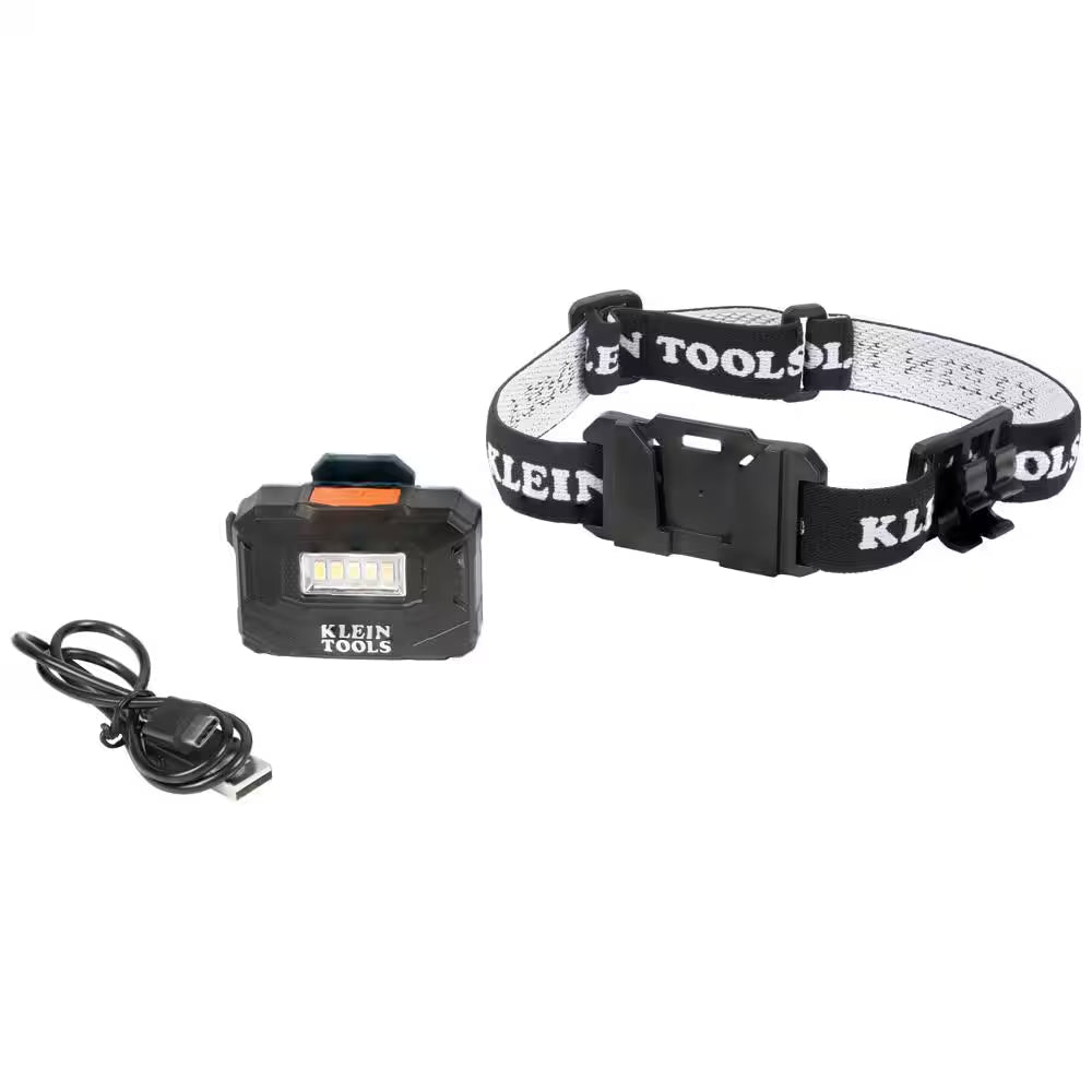 Rechargeable Light Array LED Headlamp with Adjustable Fabric Strap, 260 Lumens, 2 Modes - thewrightstore