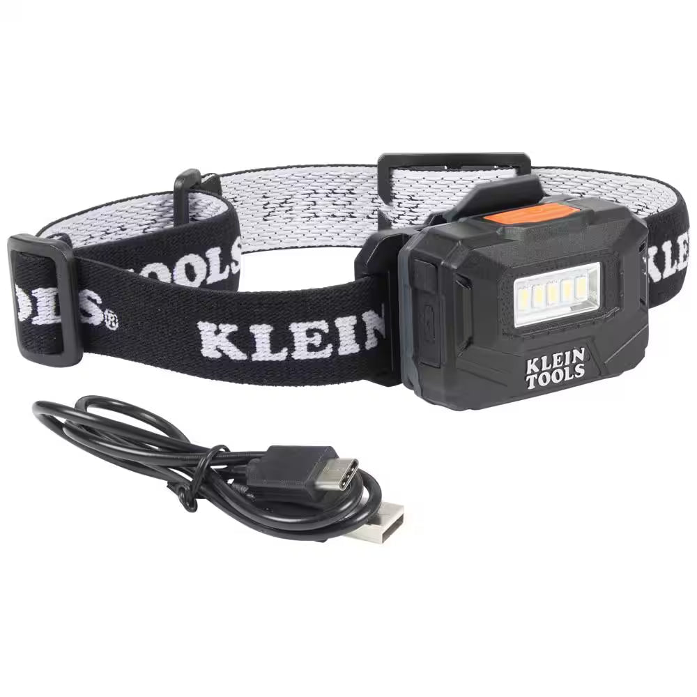Rechargeable Light Array LED Headlamp with Adjustable Fabric Strap, 260 Lumens, 2 Modes - thewrightstore