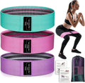 Renoj Professional Resistance Bands Set: 3 Fabric Loops for Pilates, Yoga, Home Gym, and Leg Training - Heavy, Medium, and Light Resistance for All Fitness Levels - thewrightstore