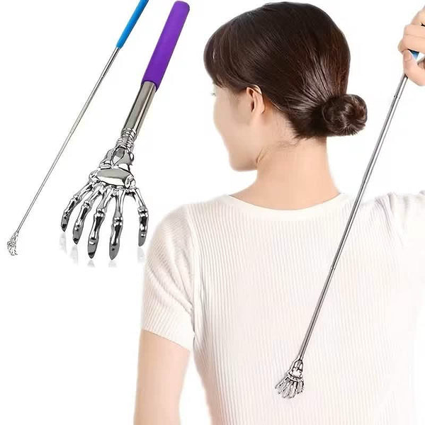 Retractable Back Itching Device – Stainless Steel Claw Massager for Relaxing the Back - thewrightstore
