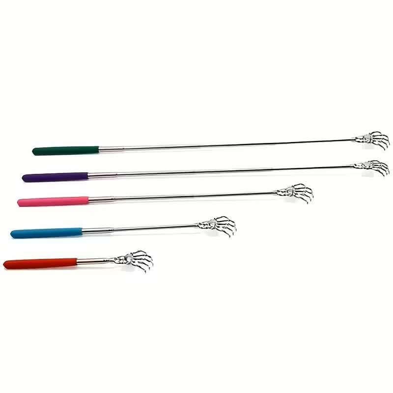 Retractable Back Itching Device – Stainless Steel Claw Massager for Relaxing the Back - thewrightstore