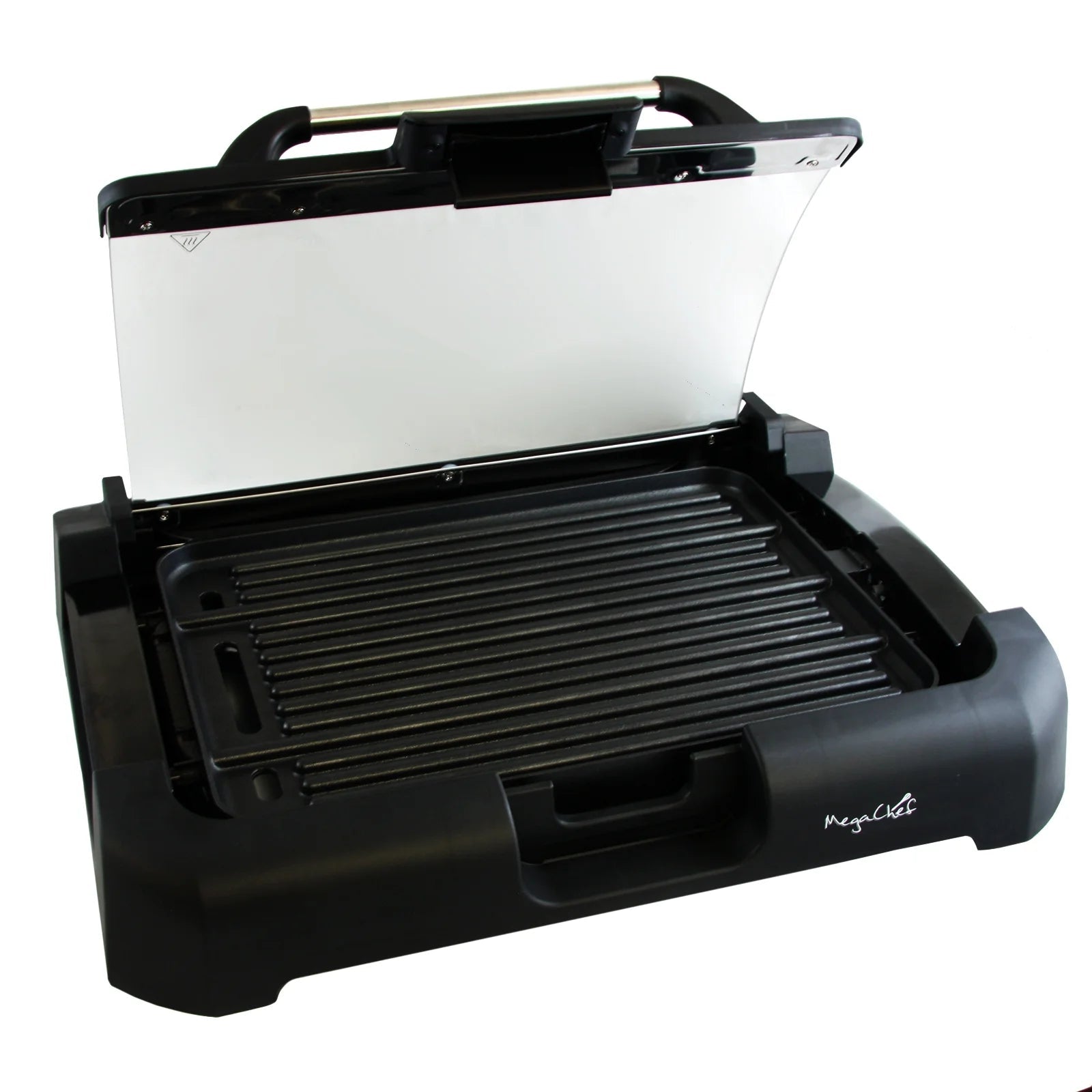 Reversible Indoor Grill and Griddle with Removable Glass Lid - thewrightstore