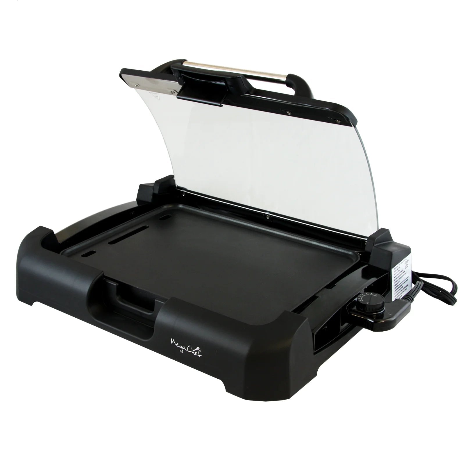 Reversible Indoor Grill and Griddle with Removable Glass Lid - thewrightstore