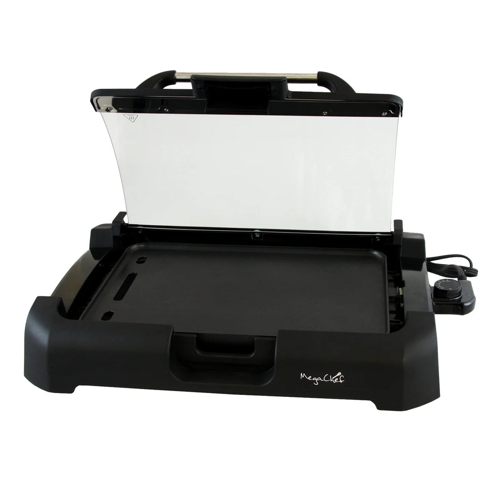 Reversible Indoor Grill and Griddle with Removable Glass Lid - thewrightstore