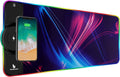 RGB Gaming Mouse Pad with 15W Wireless Charging, Extended Desk Mat 31.5 x 11.8 Inch, LED Mouse Pad with 10 Lighting Modes, Non - Slip Base for Keyboard, Mouse - thewrightstore