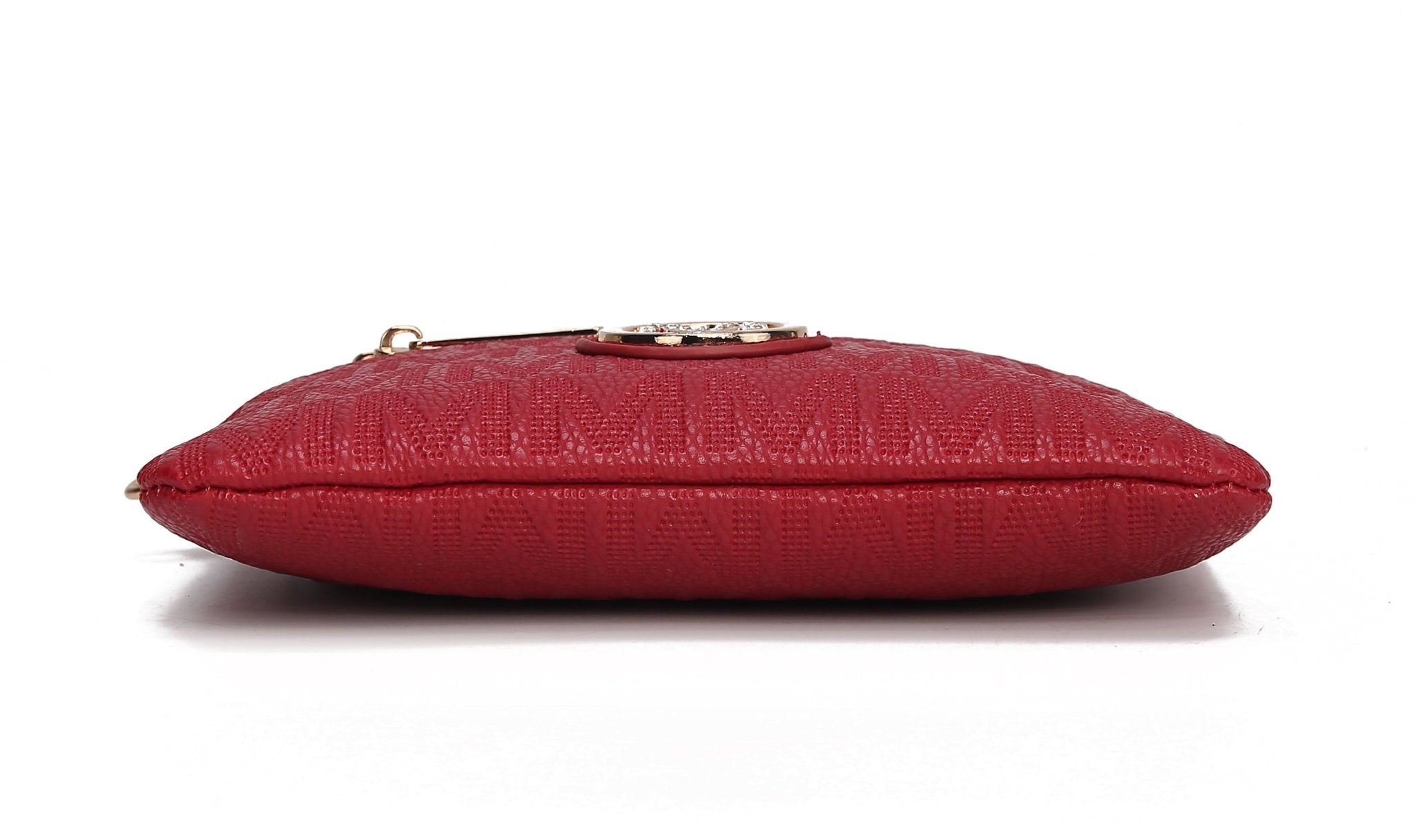 Roonie Signature Women'S Crossbody Bag, Vegan Leather Wristlet Purses and Handbag by Mia K - Black - thewrightstore