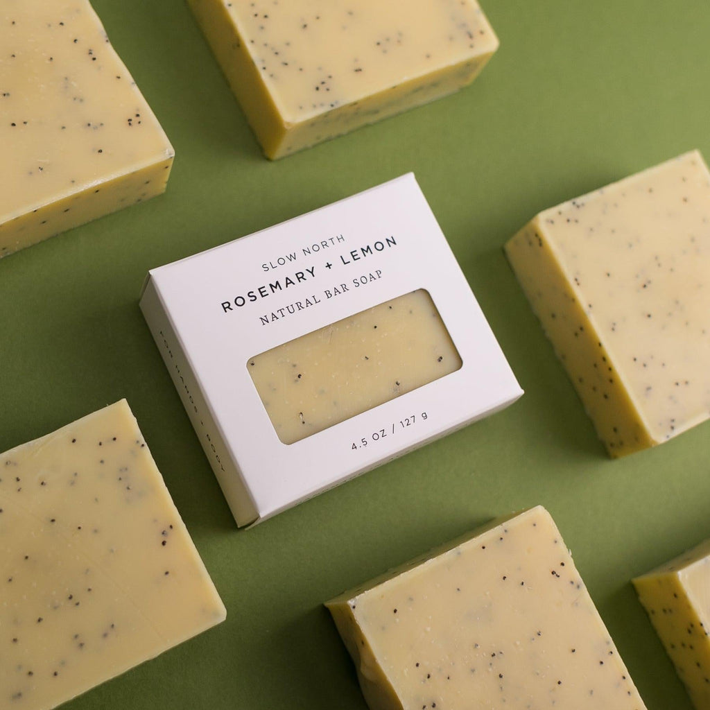 Rosemary + Lemon - Natural Bar Soap - thewrightstore